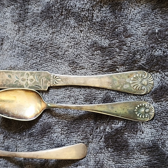 Silver plated bundle of Servewear Flatware Vintage Onieda Sheffield Rogers - Picture 9 of 9